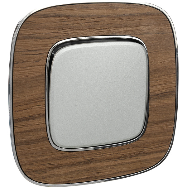 Купить Legrand Valena ALLURE DIY Алюм Выключатель 1-клавишный 10А 250В 752901