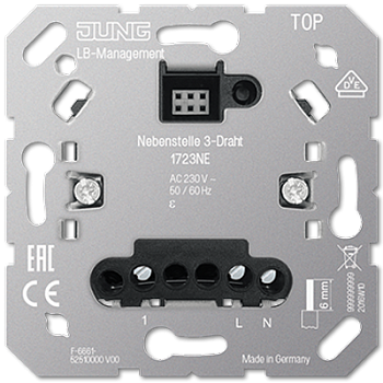 JUNG 1723NE Спутниковая вставка 3-проводная