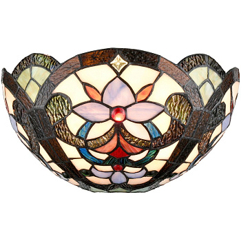 826-801-01 Бра Бронза/Разноцветный E27 1*40W