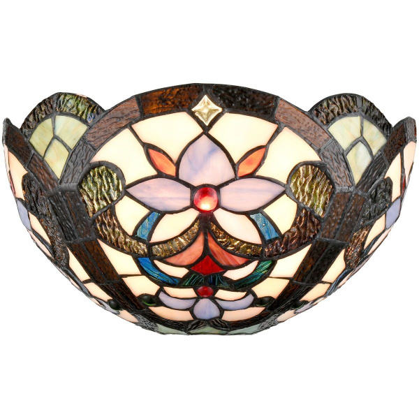 826-801-01 Бра Бронза/Разноцветный E27 1*40W