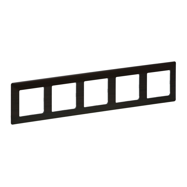 Legrand Valena LIFE Темное дерево Рамка 5-ая 754175