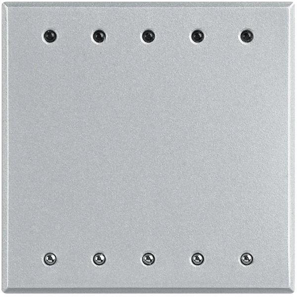 Купить BT MH Axolute Алюминий Выключатель сенсорный для управ. активаторами, вызова сценариев, LED, 2 мод HC4653/2