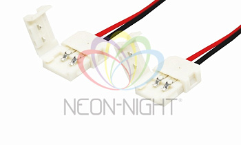 LAMPER Коннектор соединительный для одноцветных светодиодных лент шириной 8 мм 144-013