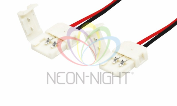 LAMPER Коннектор соединительный для одноцветных светодиодных лент шириной 8 мм 144-013