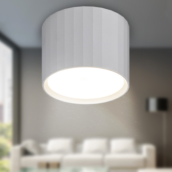 ЭРА Светильник настенно-потолочный спот ЭРА OL39 WH под GX53 IP20 белый