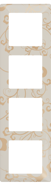 Купить Legrand Valena LIFE Ампир бежевый Рамка 4-ая 754114