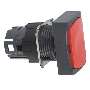 SE Кнопка плоская прямоугольная красная ZB6DA4