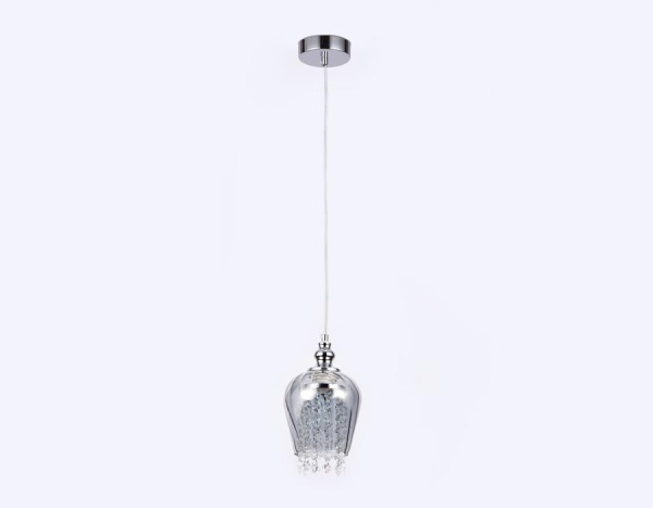 Ambrella Подвесной светильник со сменной лампой TR3609 CH/SM хром/дымчатый E27 max 40W D140*1000 Купить Ambrella Подвесной светильник со сменной лампой TR3609 CH/SM хром/дымчатый E27 max 40W D140*1000