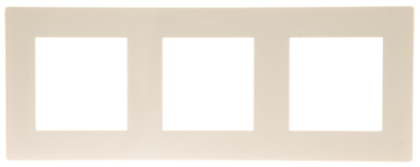 Simon 24 Слоновая кость Рамка 3-ая 2400630-031