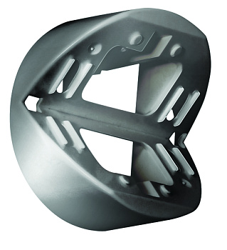 BEG Цоколь угловой (внешний угол) для  датчиков RC-plus next /Серебро 97043