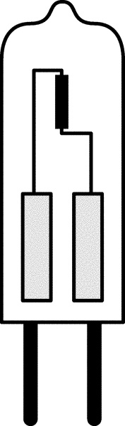 Купить Osram Лампа галогенная без отражателя GY6,35 50W 12V 4050300324432