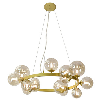 Lussole LSP-8751 LOFT Люстра подвесная без ламп матовое золото