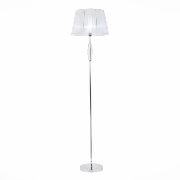 ST Luce SL1756.105.01 Торшер Хром/Светло-серый E14 1*40W