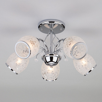 Eurosvet Люстра потолочная 30026/5 хром 00000073709