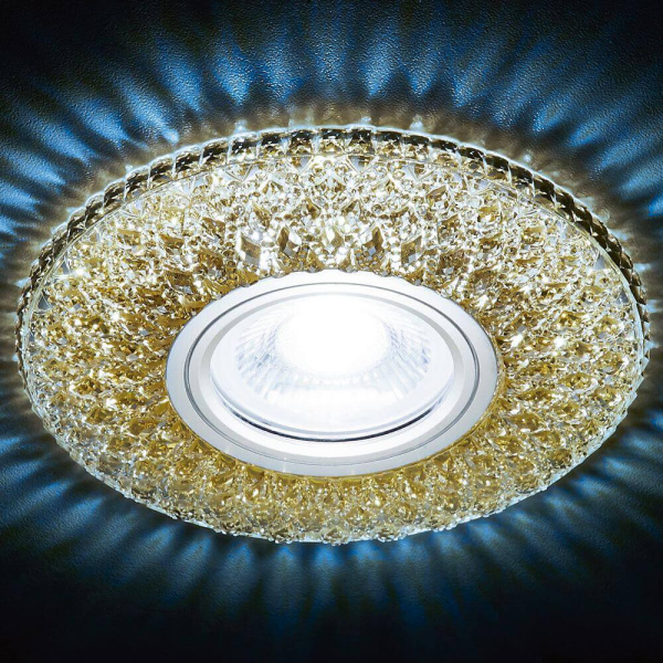 Купить Ambrella Встраиваемый точечный светильник со светодиодной лентой S333 CF/WR хром/кофе/MR16+3W(LED WARM 3000K)