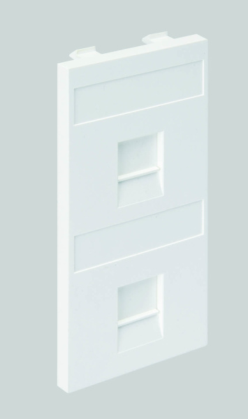 Simon Connect Белый Адаптер с крышками для RJ45 AMP,BRAND REX,CIMABOX,Cima-модуль 52x108мм S76B-9