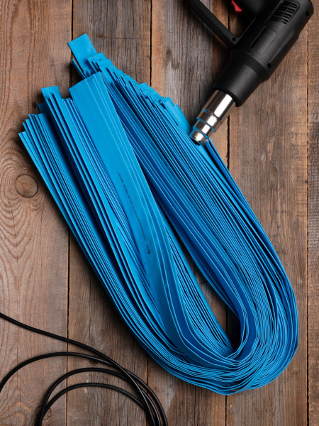 Купить EKF PROxima Термоусаживаемая трубка ТУТ нг 20/10 синяя в отрезках по 1м