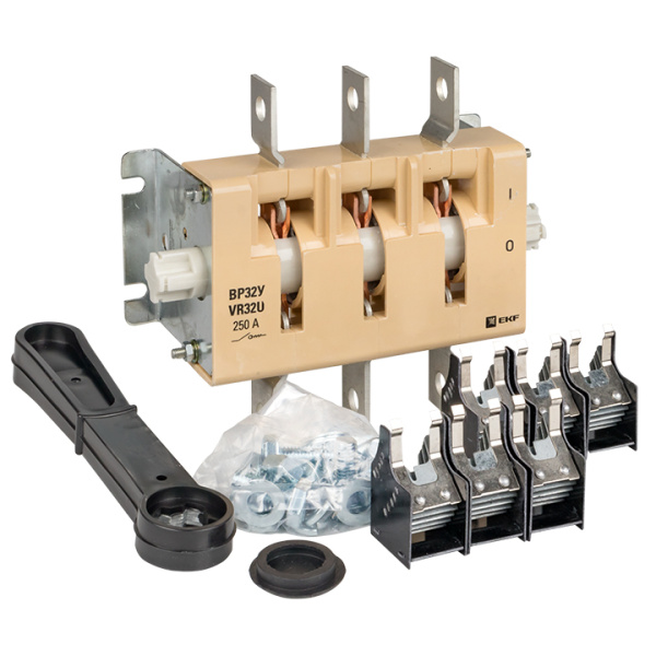 Купить EKF PROxima Выключатель-разъединитель ВР32У-35А31220 250А 1 направ. с д/г камерами несъемная левая/правая рукоятка MAXima