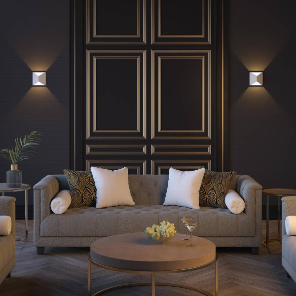 Купить Odeon Light 3909/10WL ODL20 119 белый/металл Настенный светильник LED 3500K 10W 220V IP65 TIBRO