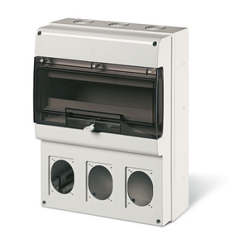 DKC Корпус на 16 модулей и 3 поста с основанием 70х87 мм. Тип M400