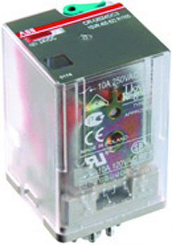 ABB Реле CR-U230AC3L 230B AC 3ПК (10A), СИД индикация 1SVR405622R3100
