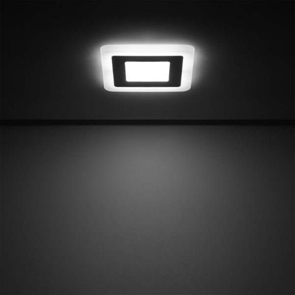 Купить Gauss Светильник Backlight кв 3+3W 350lm 4000K 180-265V IP20 монт Ø85 105*105*31мм 3 реж LED BL121