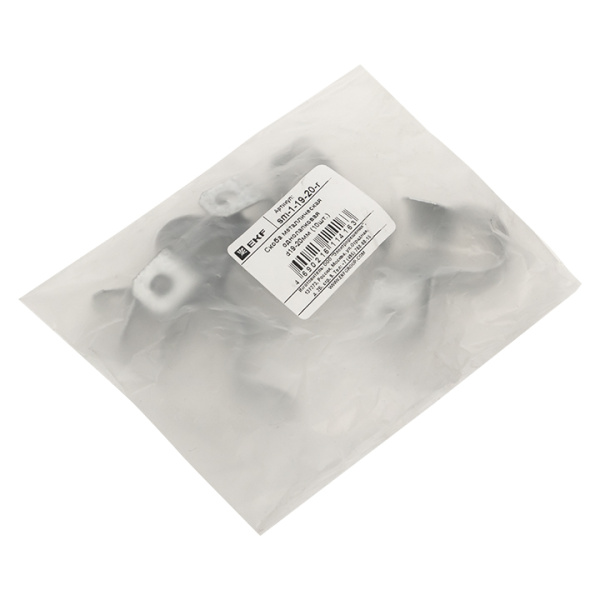 Купить EKF PROxima Скоба металлическая однолапковая d19-20мм (10шт.)