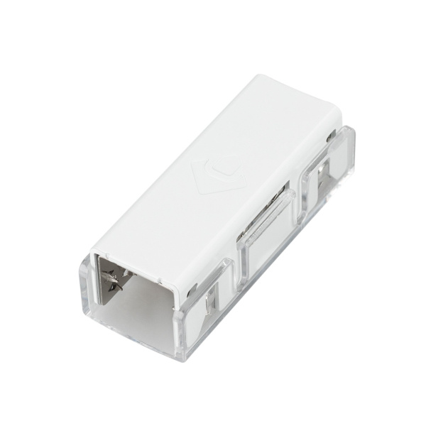 Arlight Коннектор питания ARL-MOONLIGHT-1213-CON-POWER-MID-WH (Пластик) 028842