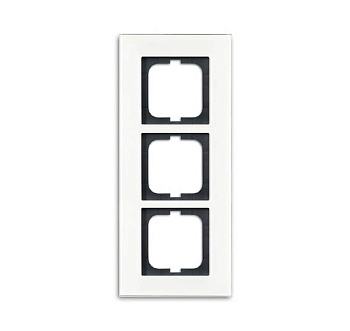 ABB BJE Carat Стекло Белое Рамка 3-я 2CKA001754A4444