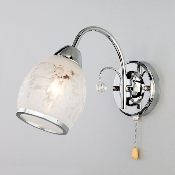 Eurosvet Бра с плафоном 30026/1 хром 00000073989