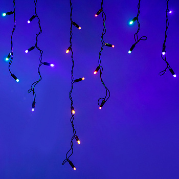 Arlight Светодиодная гирлянда ARD-EDGE-CLASSIC-2400x600-BLACK-88LED-LIVE RGB (230V, 6W) (Ardecoled, IP65) 026015