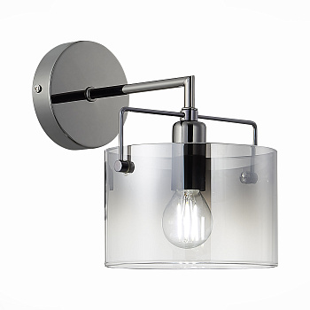 Evoluce SLE155601-01 Бра Хром/Дымчатый E14 1*40W