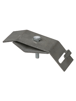 TDM Держатель для водостока стальной крюк для прута Ø6-10 мм, гор. цинк. SQ2402-3277