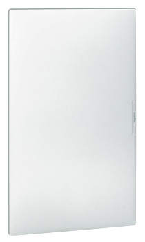 Legrand Practibox Бокс распределительный скрытого монтажа  IP40,  IK 07, 4 рейки - 72М - с клеммниками заземления и нейтрали - белая дверь 401769