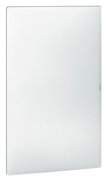 Legrand Practibox Бокс распределительный скрытого монтажа  IP40,  IK 07, 4 рейки - 72М - с клеммниками заземления и нейтрали - белая дверь 401769