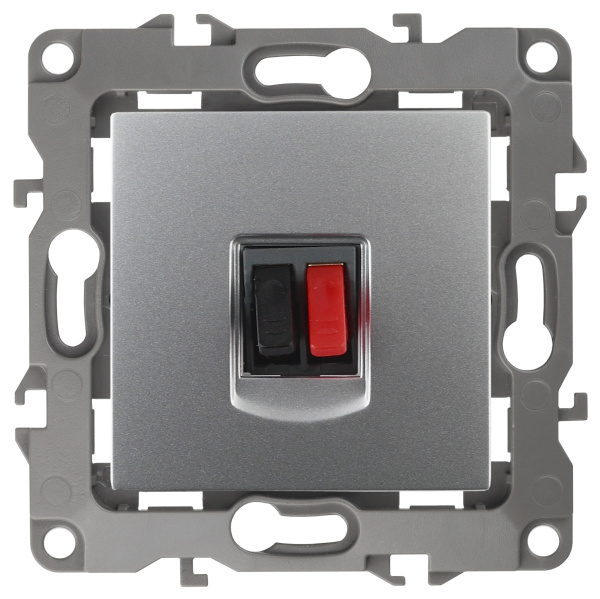 ЭРА 12-3111-03 Алюминий Розетка аудио, IP20, 12