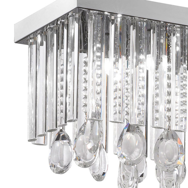 Купить Eglo Люстра CALAONDA, 11х33W(G9), 960х230, H1100, хром/хрусталь 93423