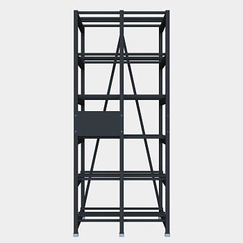 Systeme Electric Стеллаж 6 полочный 2 ряда 960х935х2280