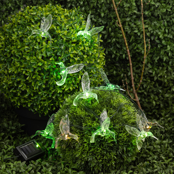 ЭРА Садовая гирлянда ERASF22-26 Колибри на солнечной батарее 3.8 метра