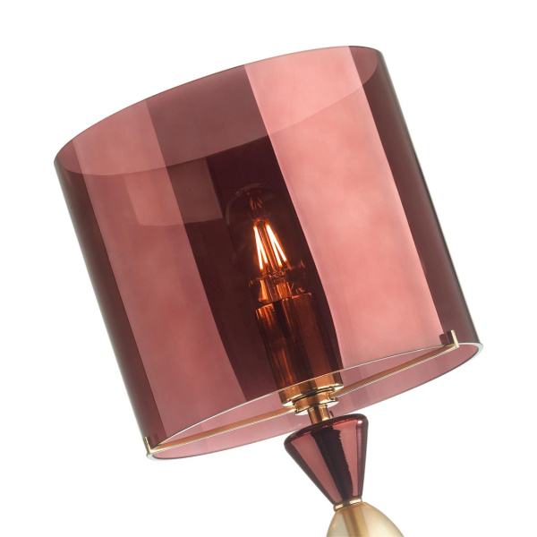 Odeon Light 4868/1S STANDING ODL_EX22 21 бордовый/стекло Абажур для высокой лампы TOWER