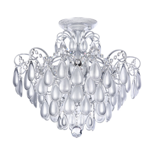 Купить Freya Classic Chabrol Серебро Люстра E14 40W FR2302CL-04S