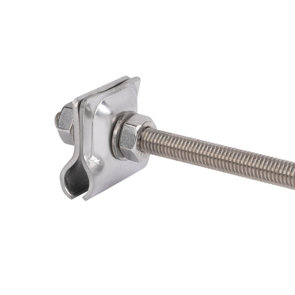 Купить EKF PROxima Зажим прута унив. 51510 HZ (30x30мм) с анкером, L 300мм, Ni