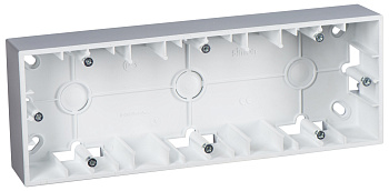 Simon 15 Алюминий Коробка 3-ая для наружного монтажа 1590753-033