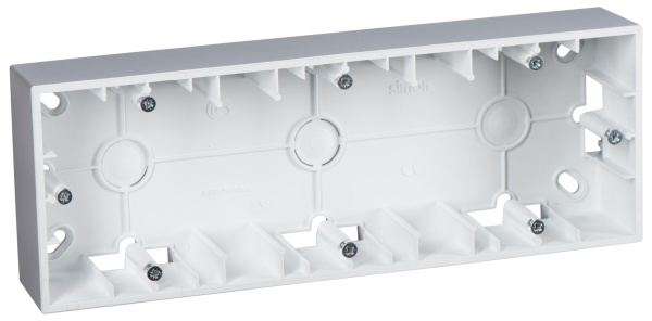Simon 15 Алюминий Коробка 3-ая для наружного монтажа 1590753-033