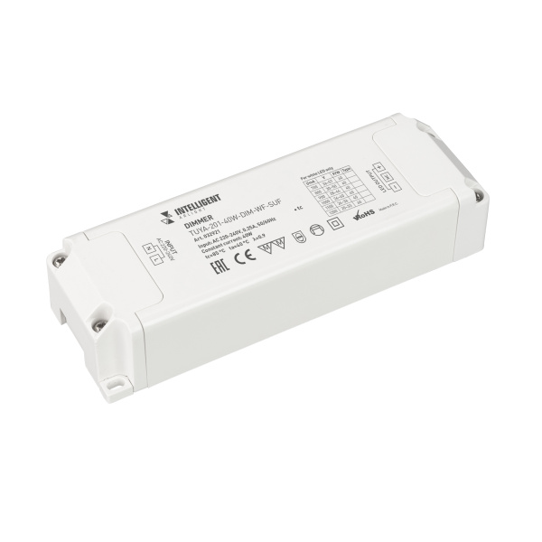 Arlight INTELLIGENT Диммер TUYA-201-40W-DIM-WF-SUF (230V, 433MHz, 700-1200mA) (INTELLIGENT -) 032921