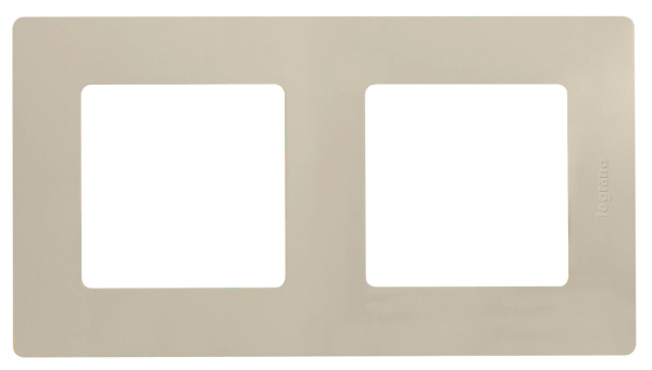 Legrand Etika Слоновая кость Рамка 2-ая 672512