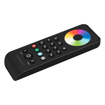 Arlight Пульт SMART-R43-RGBW Black (2 зоны, 2.4G) (IP20 Пластик, 5 лет) 031938