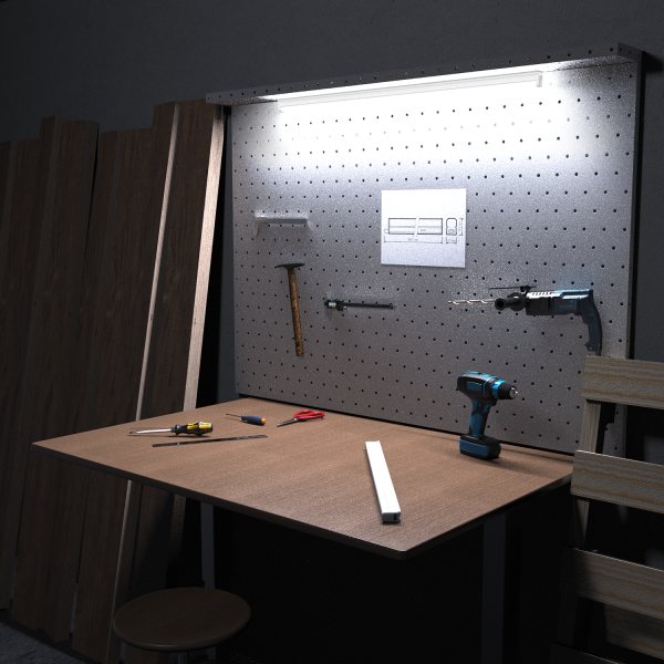 Купить Gauss Светильник TL Elementary линейный 10W 700lm 4000K IP20 867х22х33 LED 5 130411210