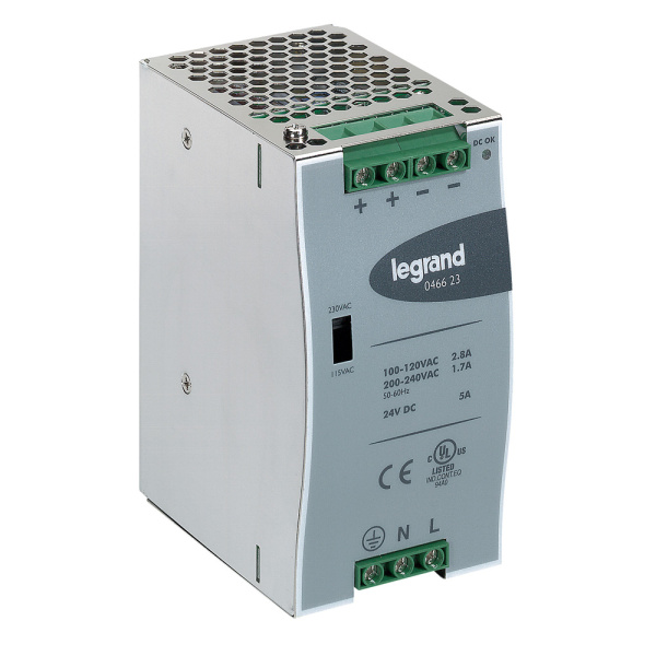 Купить Legrand Однофазный источник питания с фильтром помех первичная обмотка 230/400В 12В 12Вт 1А 047001