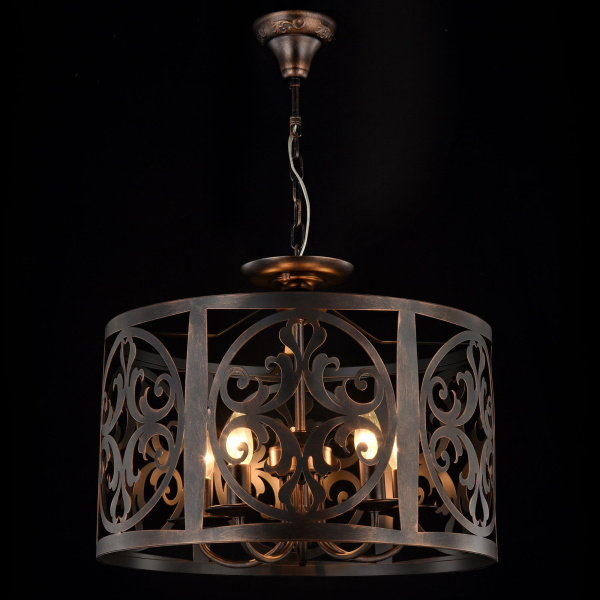 Maytoni House Rustika Коричневый Подвес 5xE14 60W H899-05-R Купить Maytoni House Rustika Коричневый Подвес 5xE14 60W H899-05-R